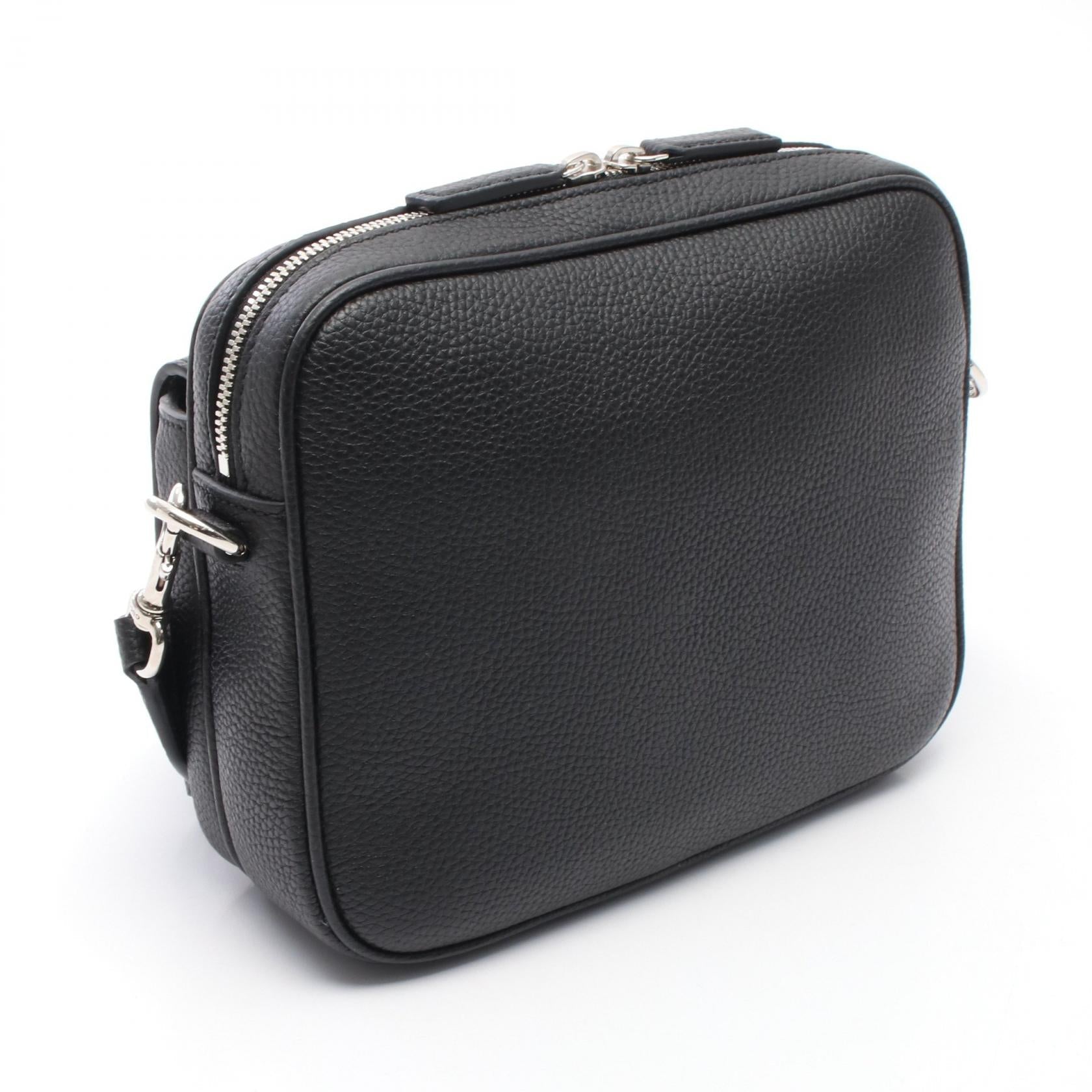 グッチ Web Stripe レザーショルダーバッグ