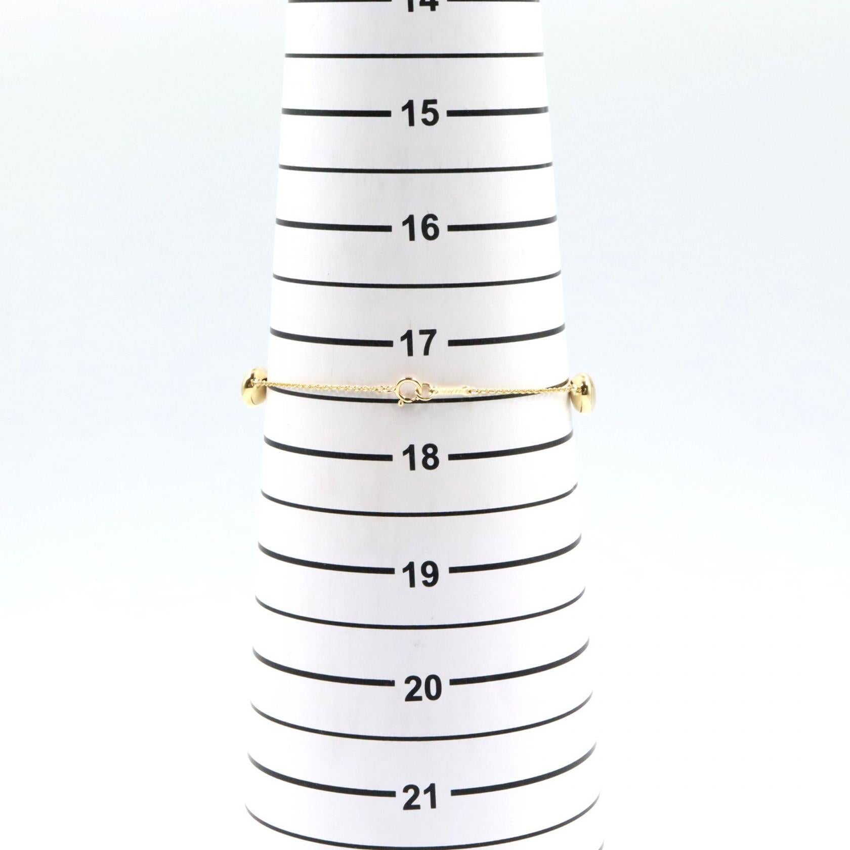 ティファニー & Co. ビーンズ Au750 ブレスレット