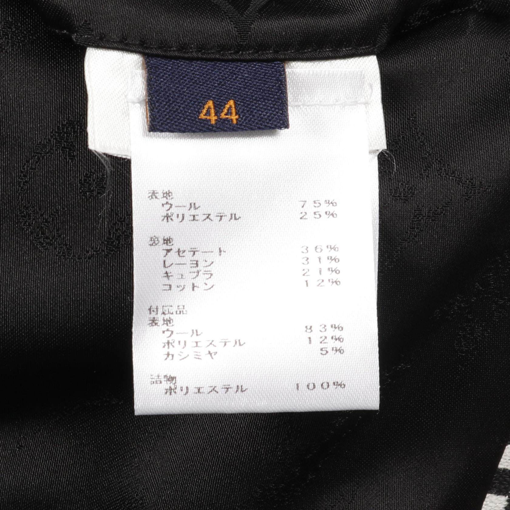 ルイヴィトン LVフレンド ドッグ パペット ダミエ ウールジャケット