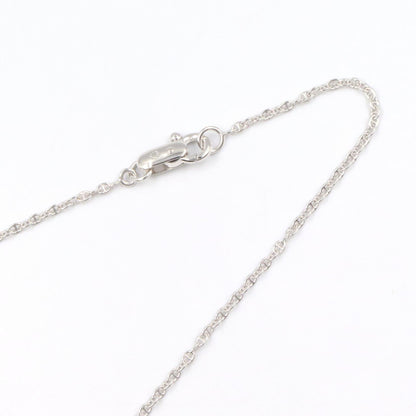 ミキモト バラカ クロス K18WG ダイヤモンド ネックレス