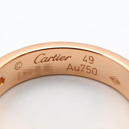 カルティエ ミニラブリング Au750 ダイヤモンドリング 49号