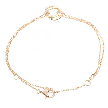 カルティエ トリニティ Au750 ピンク ゴールド ブレスレット サイズ 18