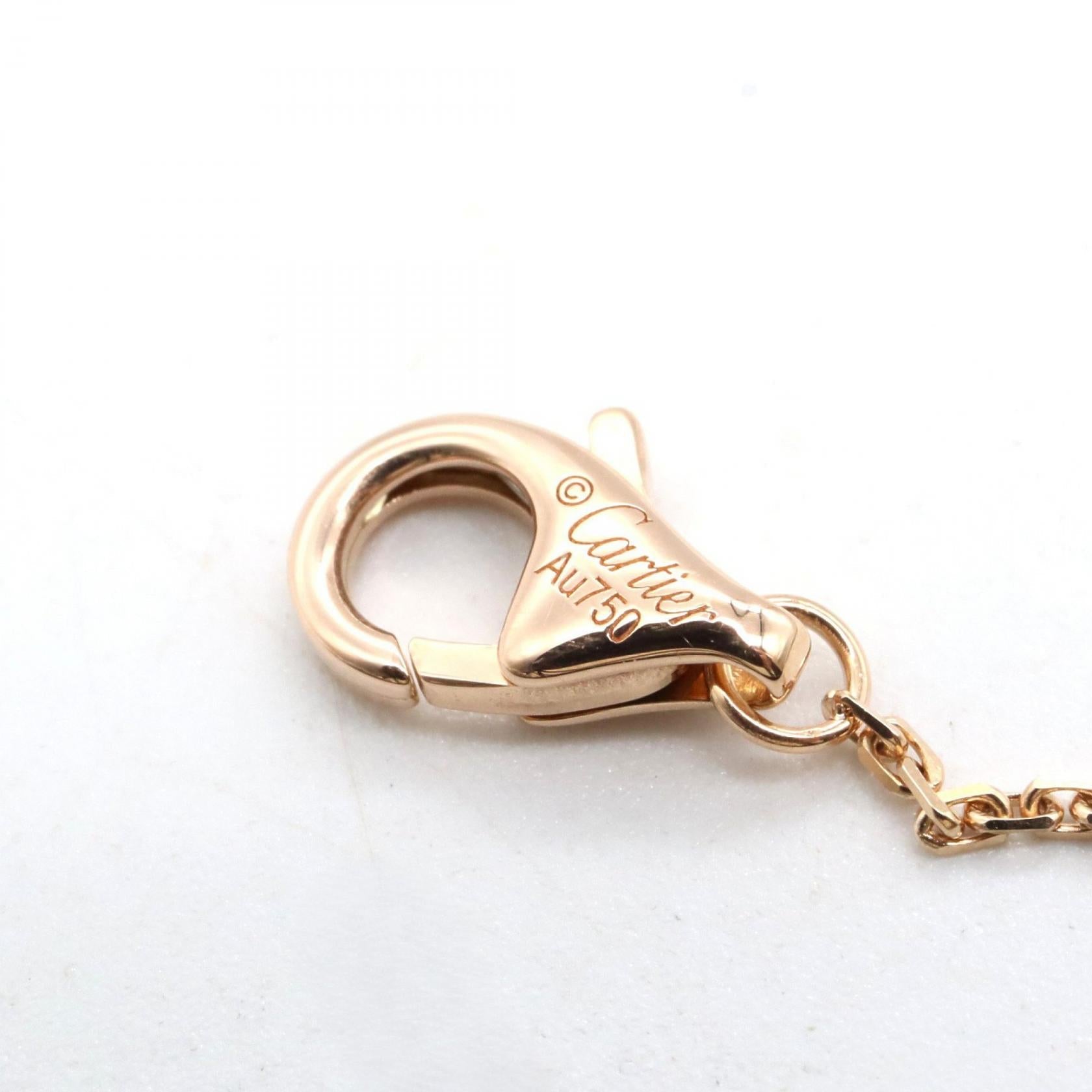 カルティエ トリニティ Au750 ピンク ゴールド ブレスレット サイズ 18