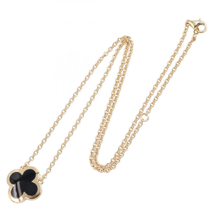 ヴァン クリーフ & アーペル ピュア アルハンブラ Au750 オニキス ネックレス