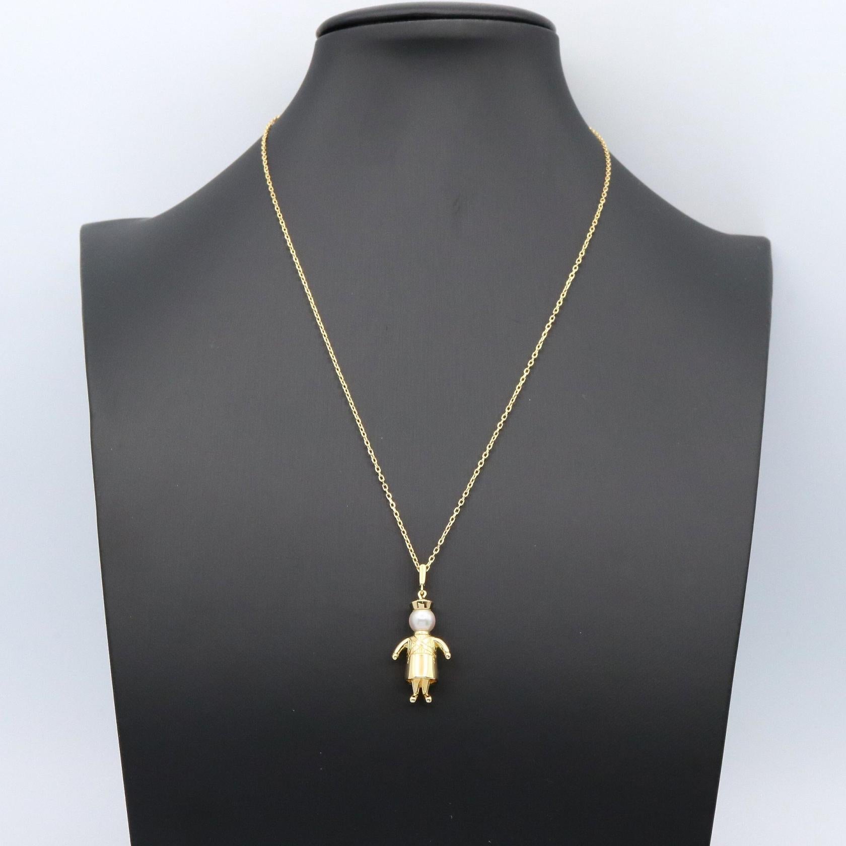 ミキモト アコヤ真珠 Au750 ネックレス