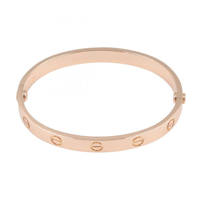 カルティエ ラブ ブレスレット Au750 ピンク ゴールド サイズ 16