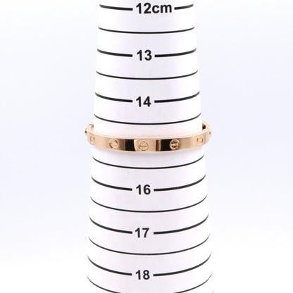 カルティエ ラブ ブレスレット Au750 ピンク ゴールド サイズ 16