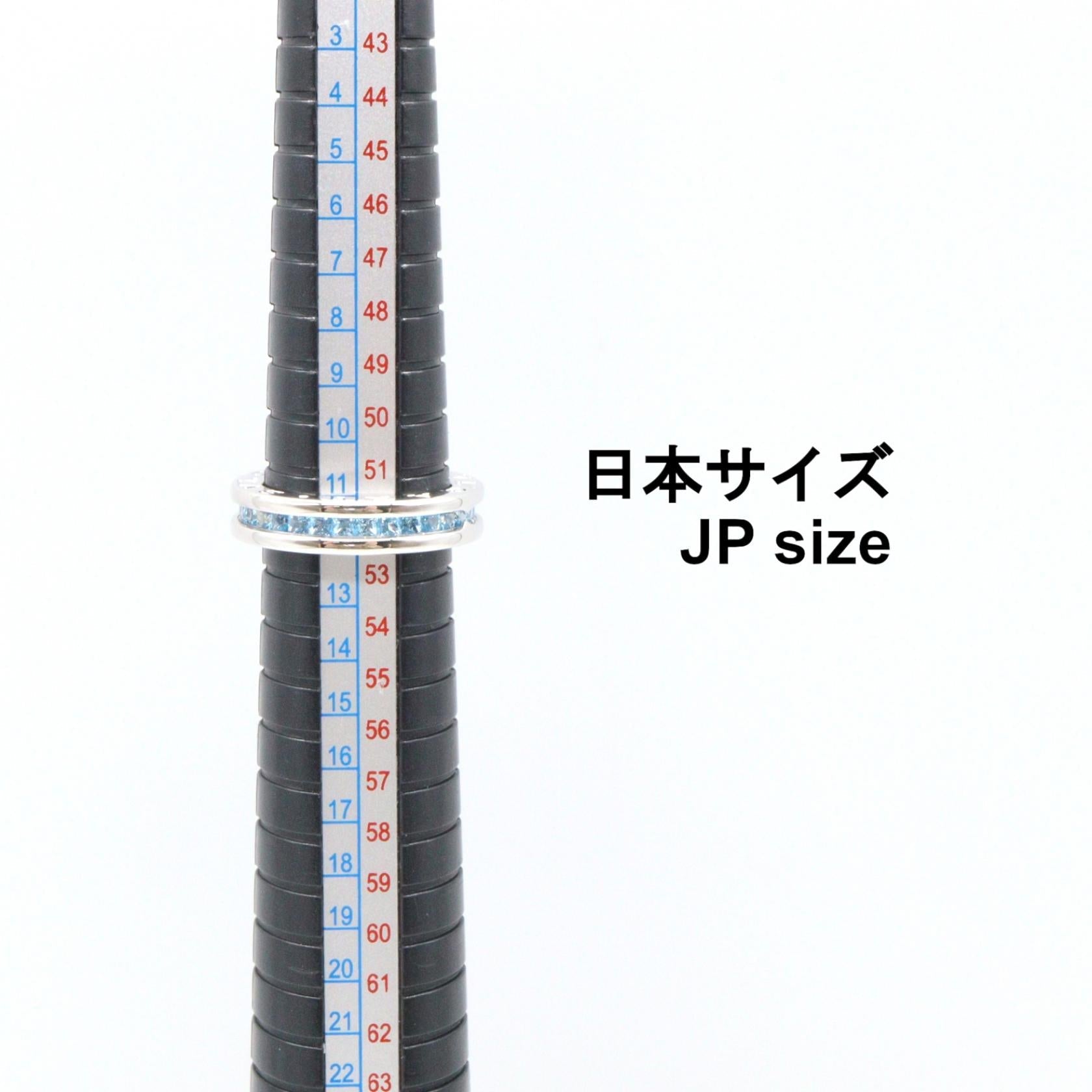 ブルガリ B-zero1 Au750 ブルートパーズ リング 11号