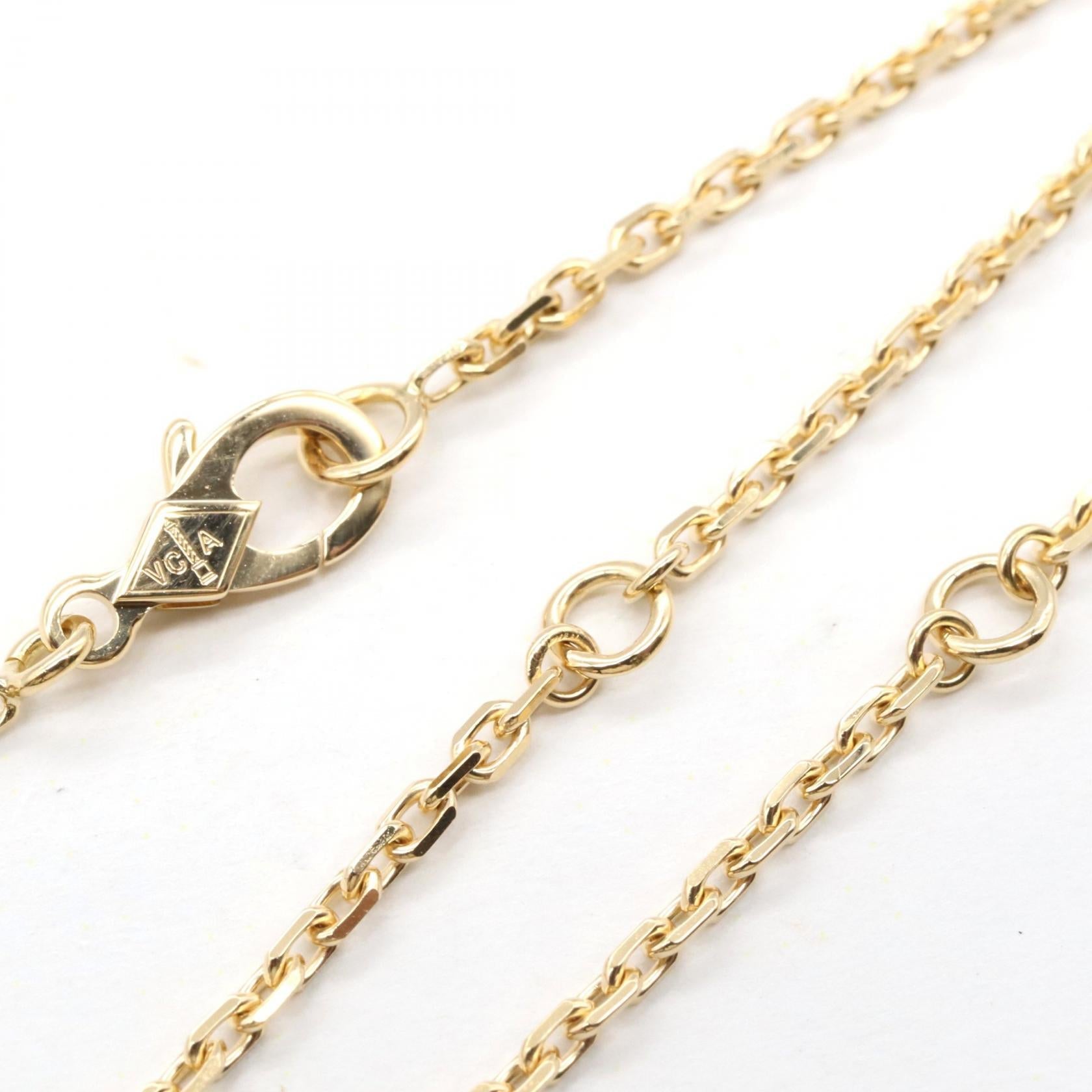 ヴァン クリーフ & アーペル マジック アルハンブラ マラカイト Au750 ネックレス