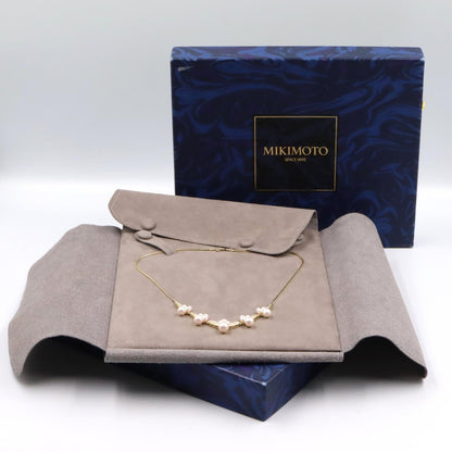 ミキモト パール ダイヤモンド Au750 ネックレス