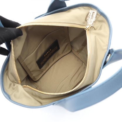 Furla PIUMA ナイロン レザー トートバッグ