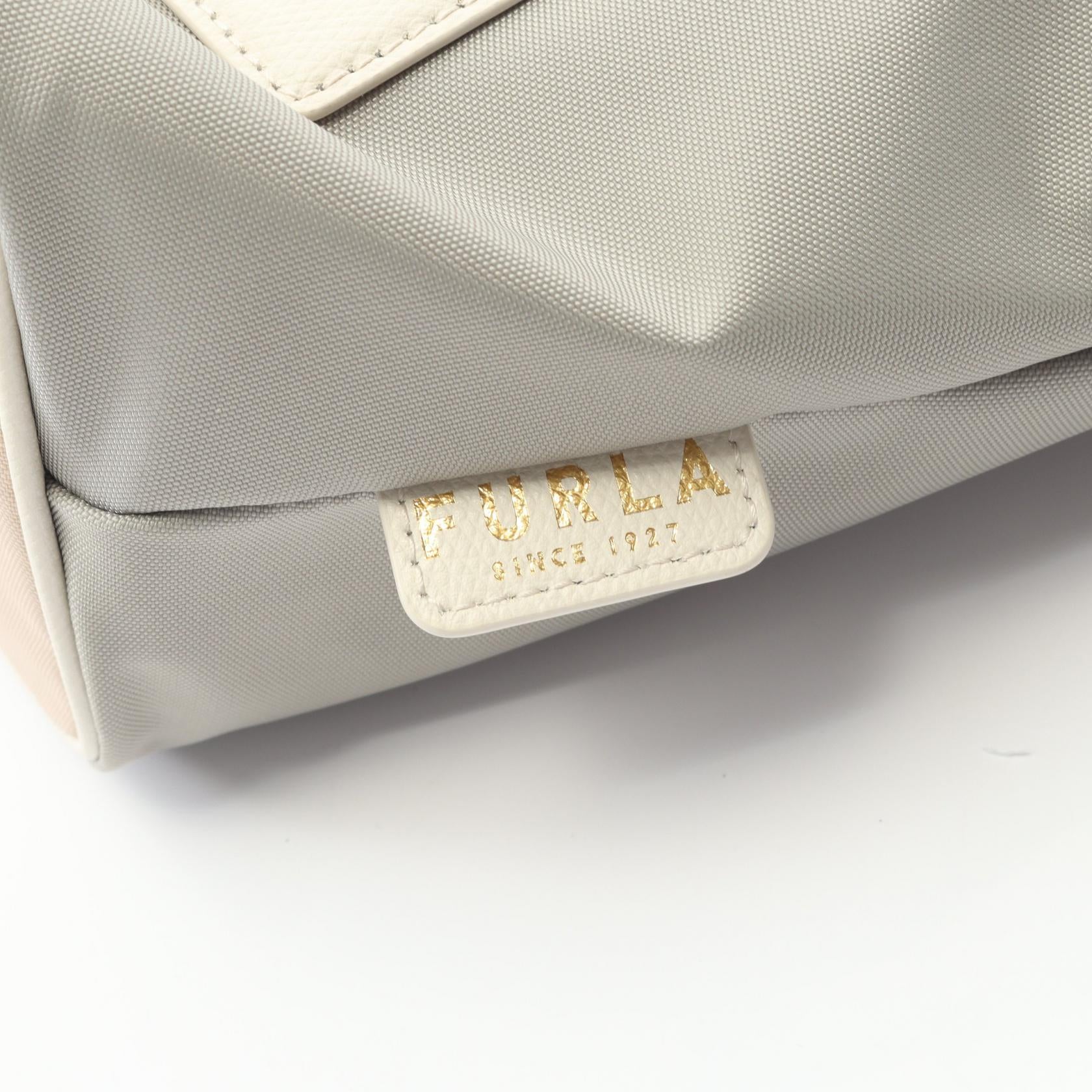 Furla PIUMA ナイロン レザー トートバッグ