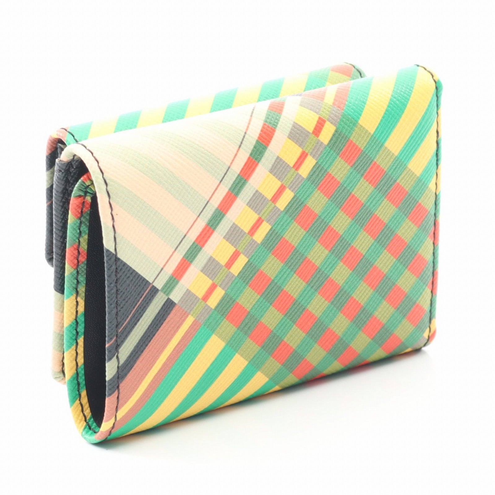 ヴィヴィアンウエストウッド SAFF PRINT SMALL FLAP PURSE 三つ折り財布