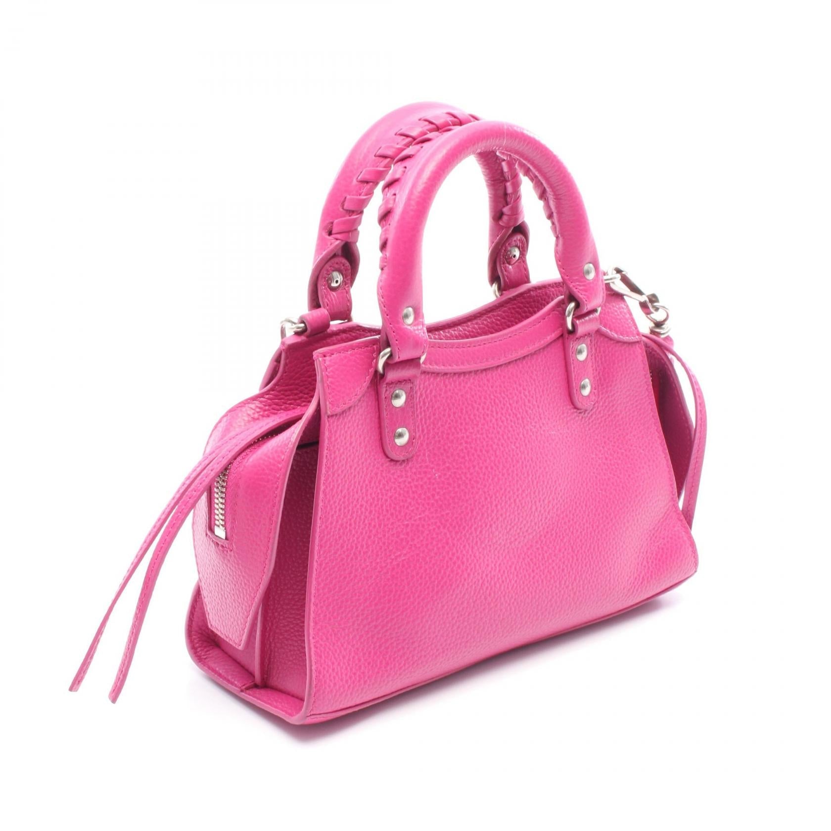 バレンシアガ ネオクラシックナノ レザーハンドバッグ