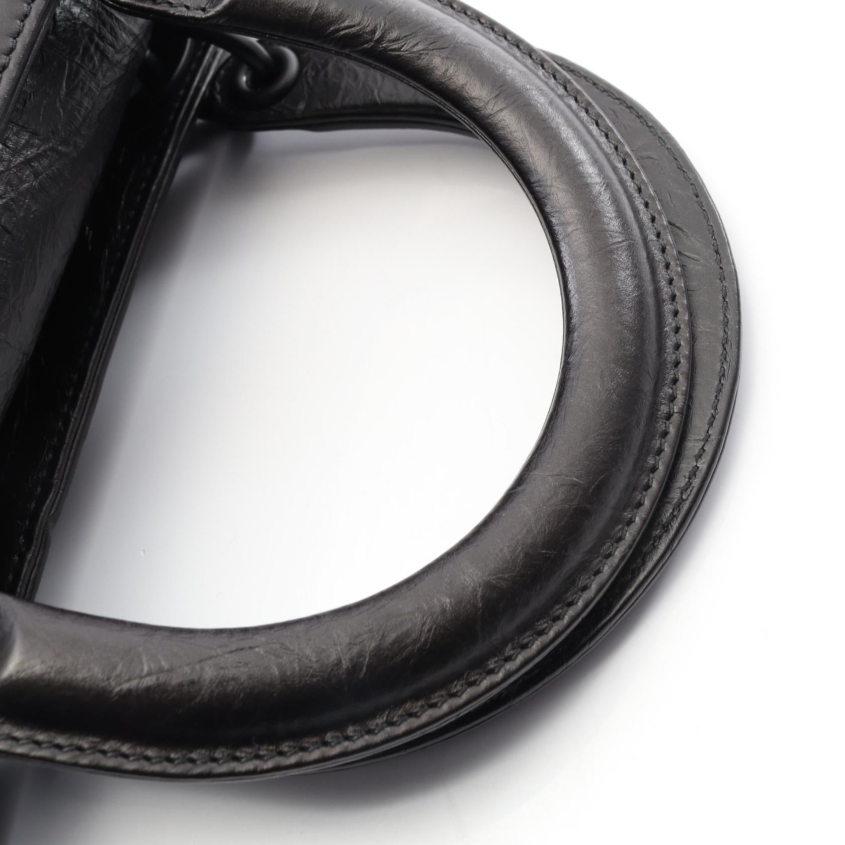 ディオール レディ ディオール レザー ハンドバッグ