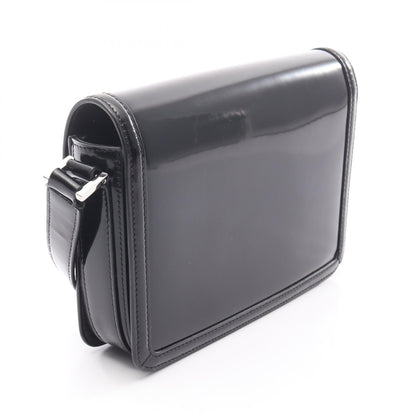 サンローラン パリ ソルフェリーノ パテント レザー ショルダーバッグ