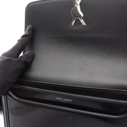 サンローラン パリ ソルフェリーノ パテント レザー ショルダーバッグ