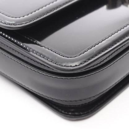 サンローラン パリ ソルフェリーノ パテント レザー ショルダーバッグ