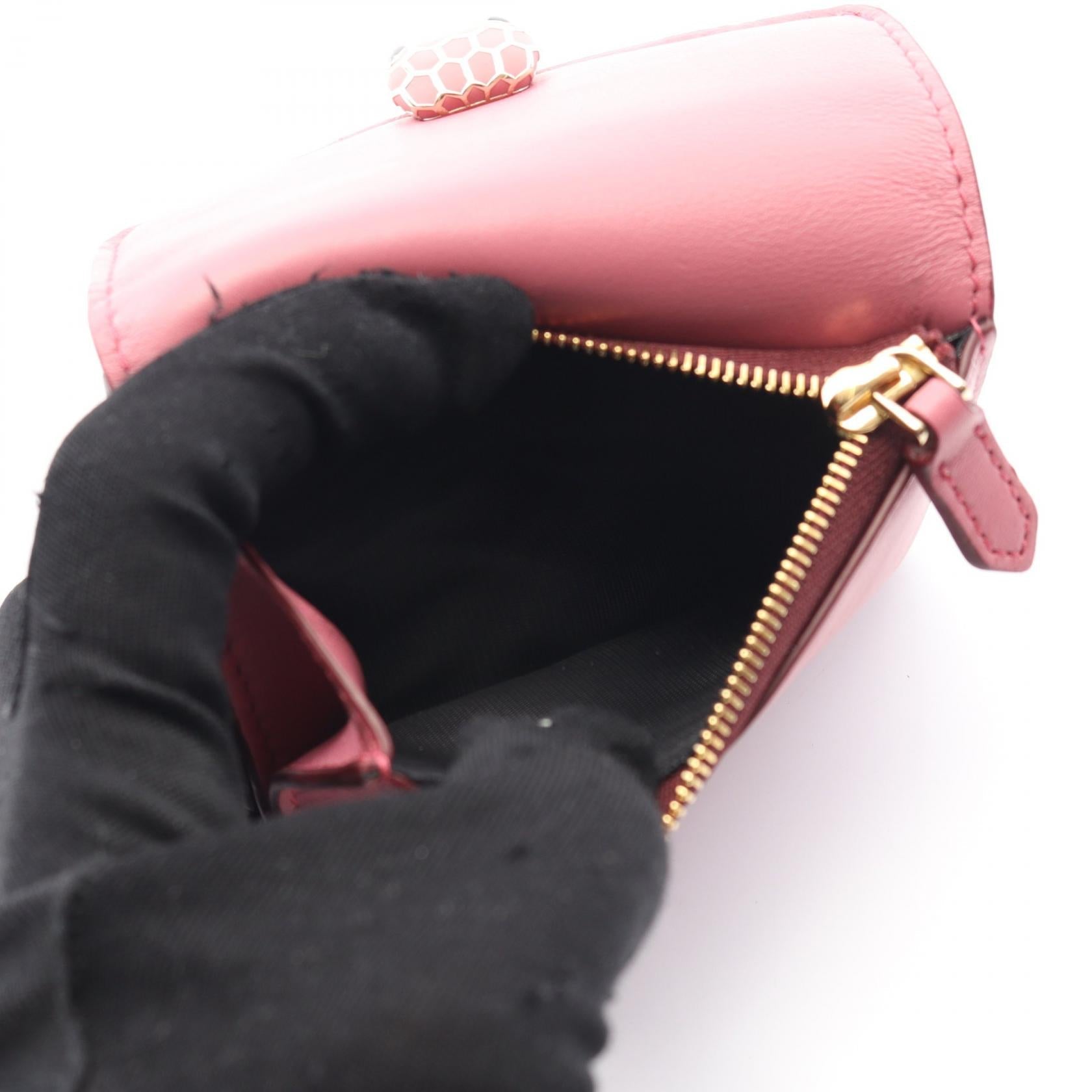 ブルガリ セルペンティ フォーエバー レザー財布