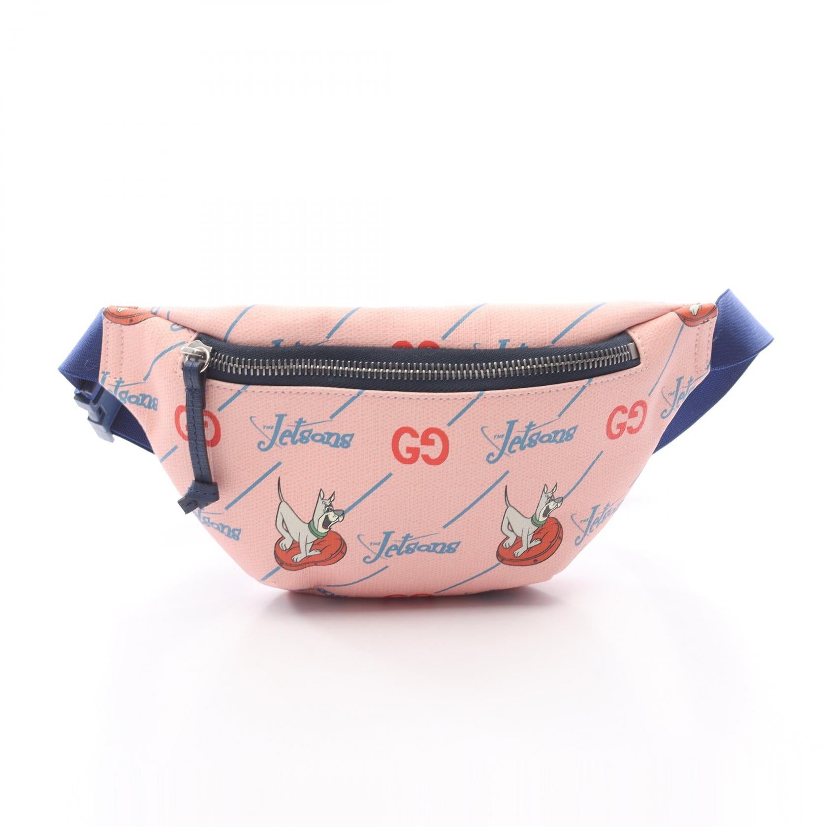 グッチ GUCCI × The Jetsons PVCコーティングキャンバスウエストバッグ