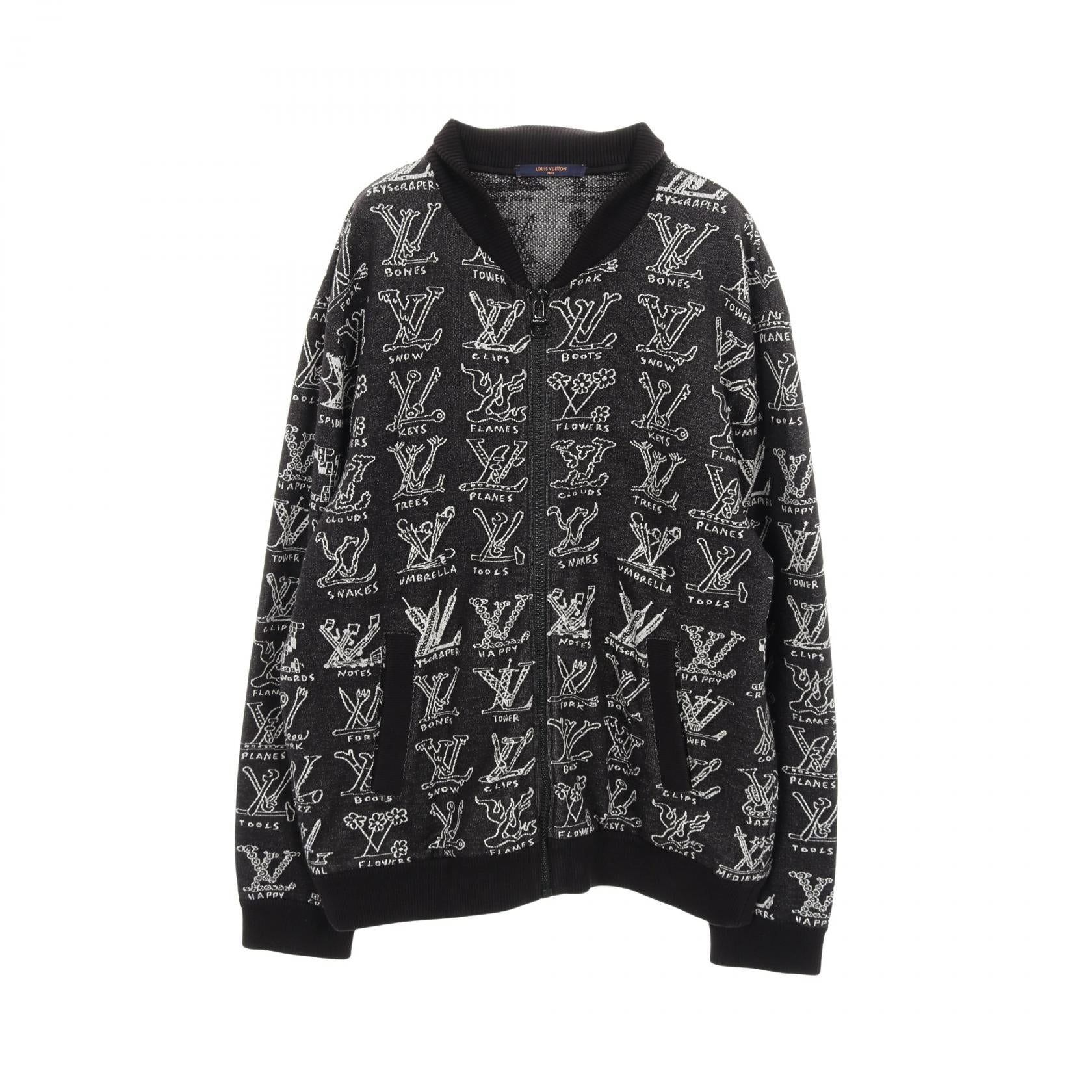 ルイヴィトン LV カートゥーン ジャカード コットン ブルゾン