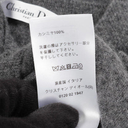 ディオール CDロゴ パールボタン カシミヤニットトップス
