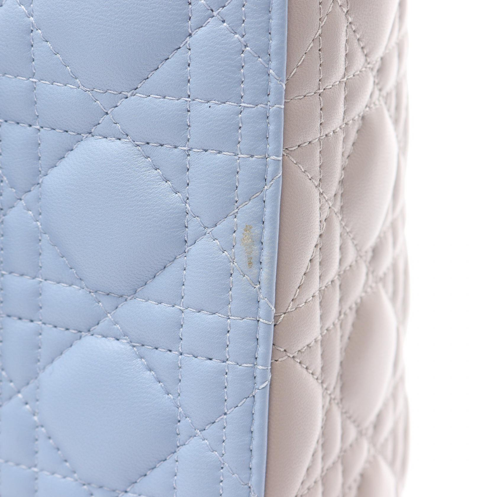ディオール LADY DIOR レザー ハンドバッグ