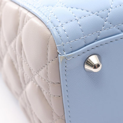 ディオール LADY DIOR レザー ハンドバッグ