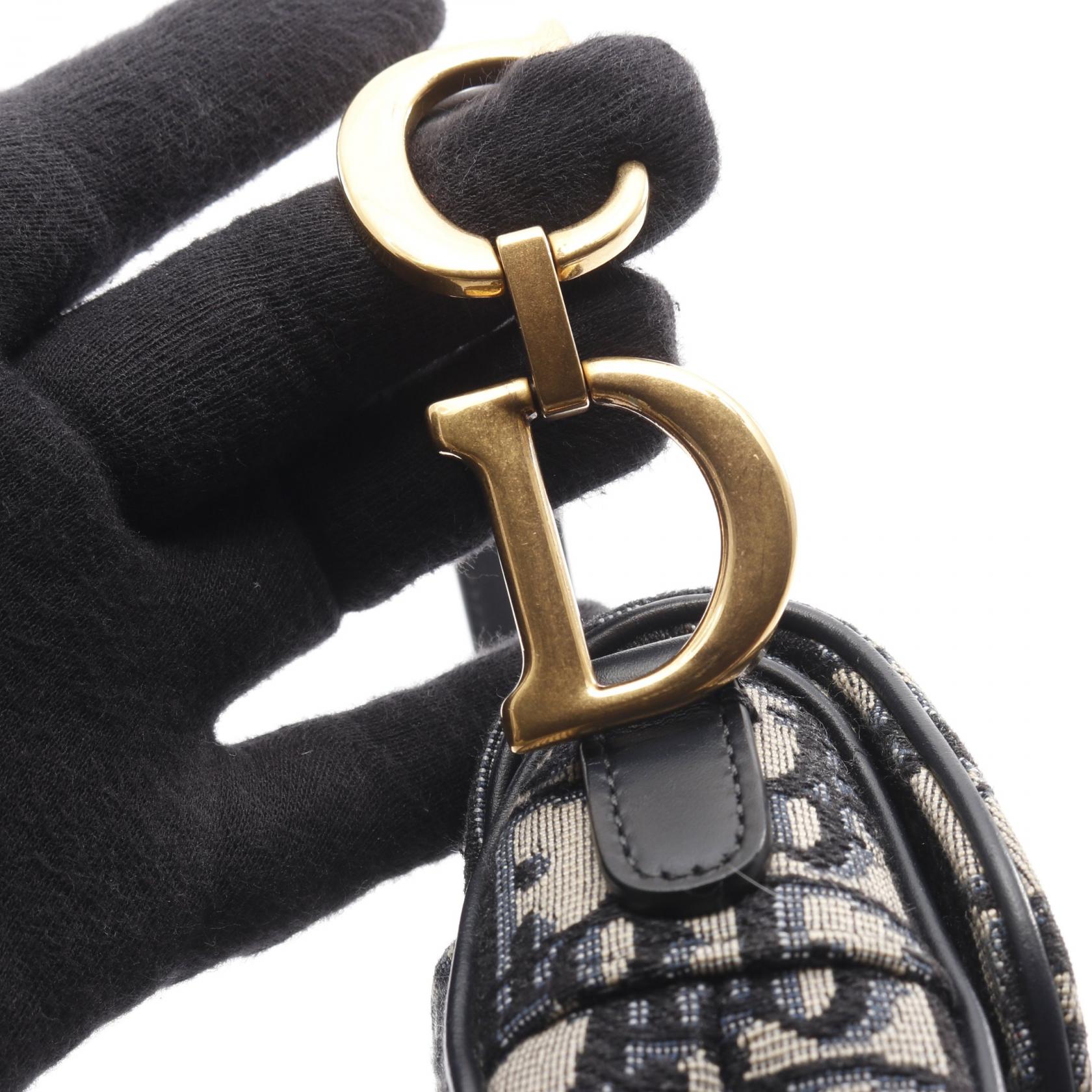 ディオール サドルバッグ ジャカード キャンバス