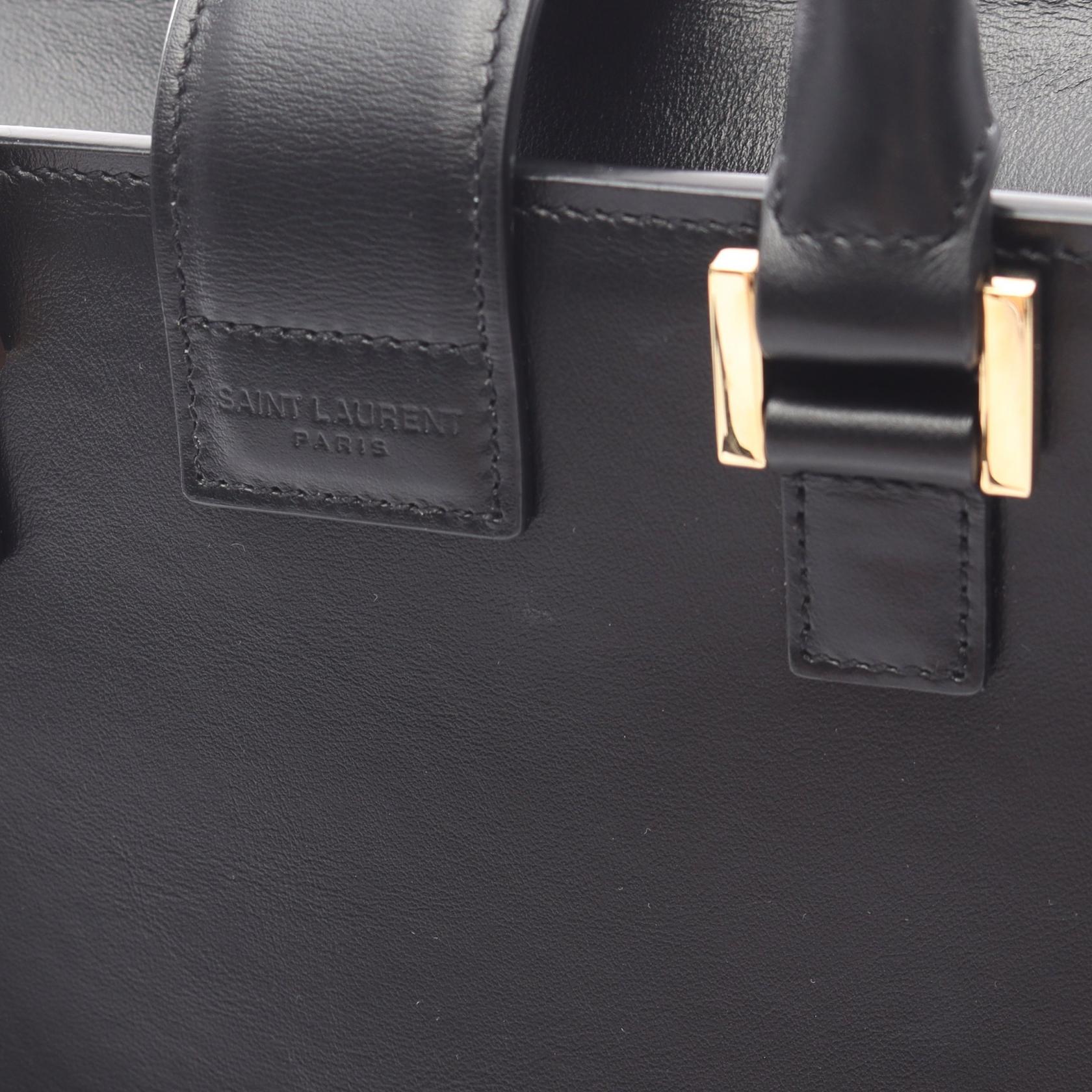 サンローラン モノグラム レザー 2WAY バッグ