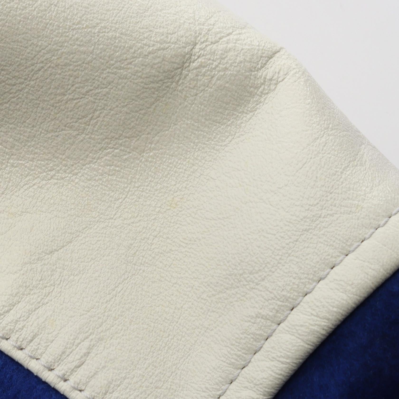 ルイヴィトン Vパッチ ウールレザージャケット