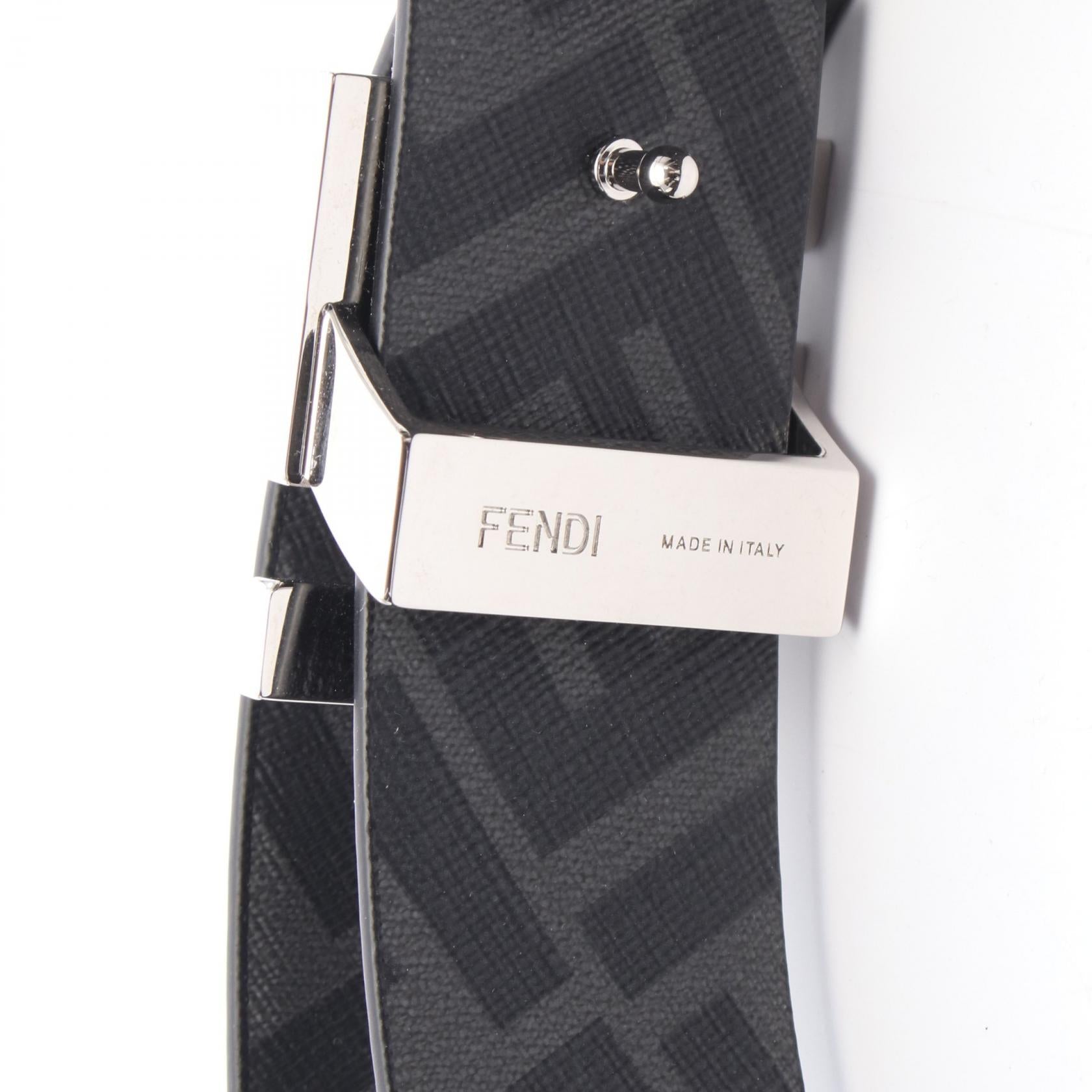 フェンディ FF スクエア レザー PVC ベルト