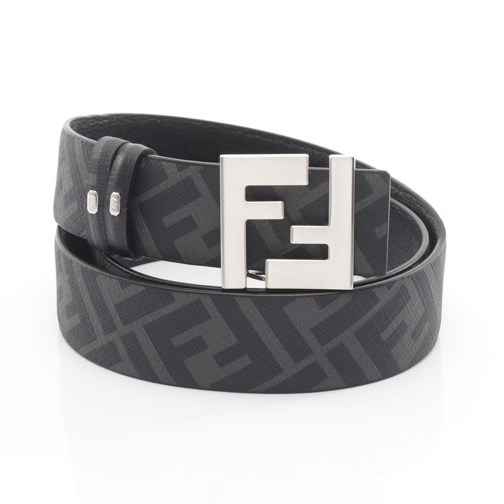 フェンディ FF スクエア レザー ベルト
