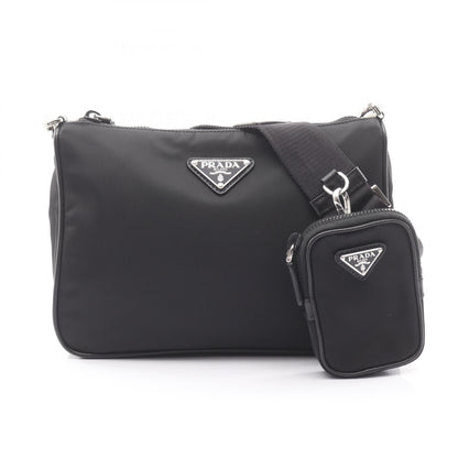 プラダ TESSUTO+SAFFIANO Re-nylon ショルダーバッグ