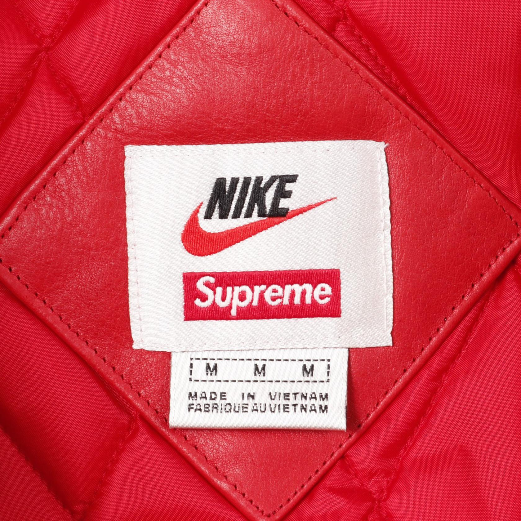 Supreme × NIKE レザー ジャケット