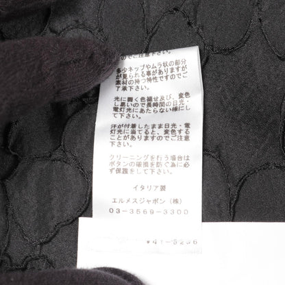 エルメス ポリエステルテーラードジャケット