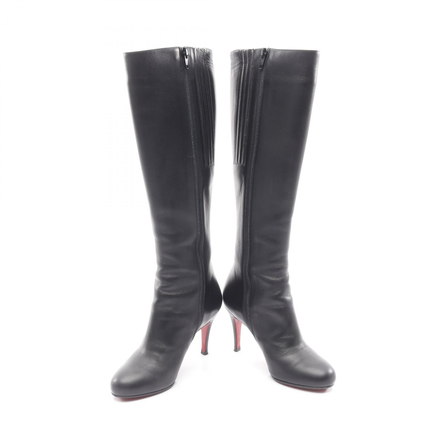 クリスチャン ルブタン レザー ブーツ