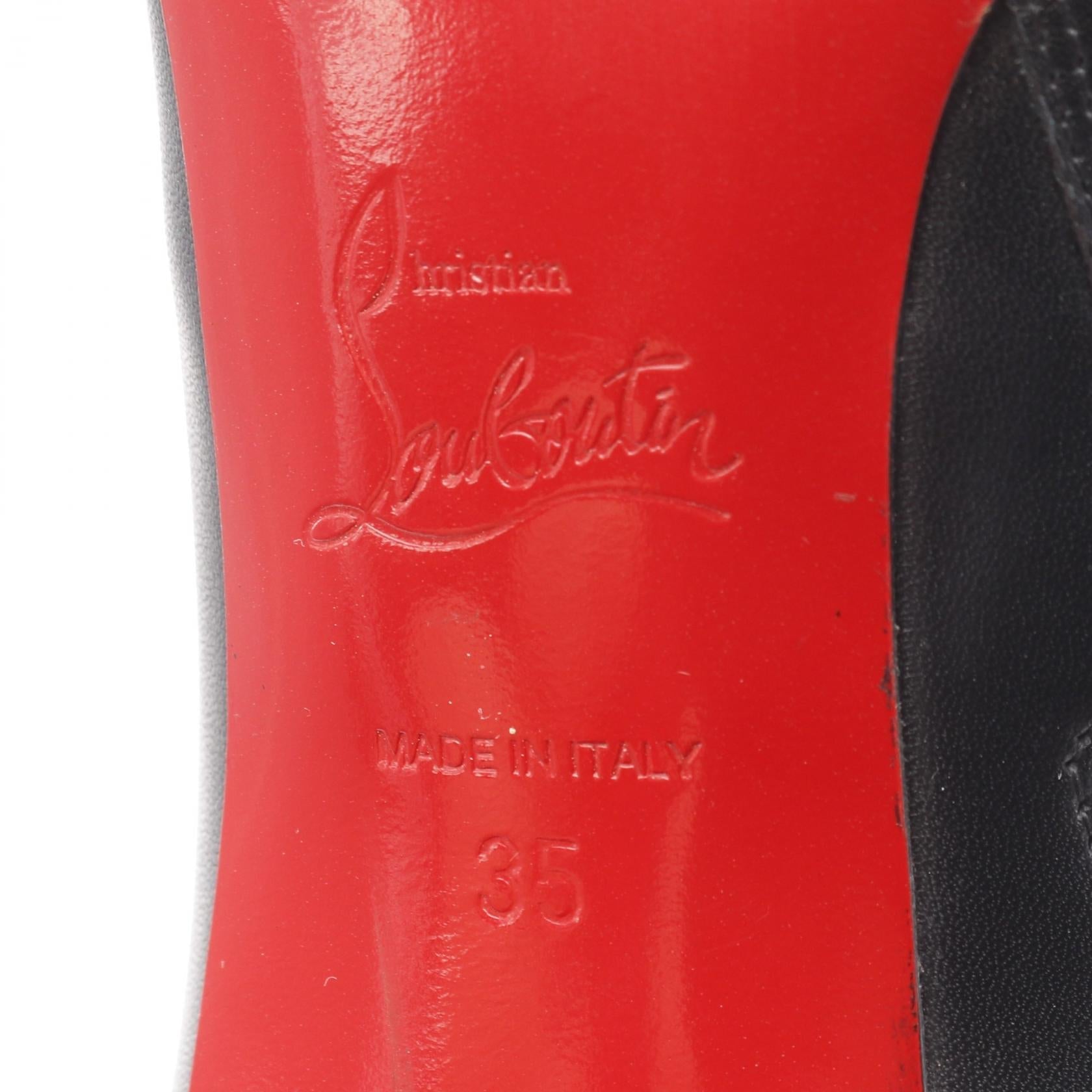 クリスチャン ルブタン レザー ブーツ
