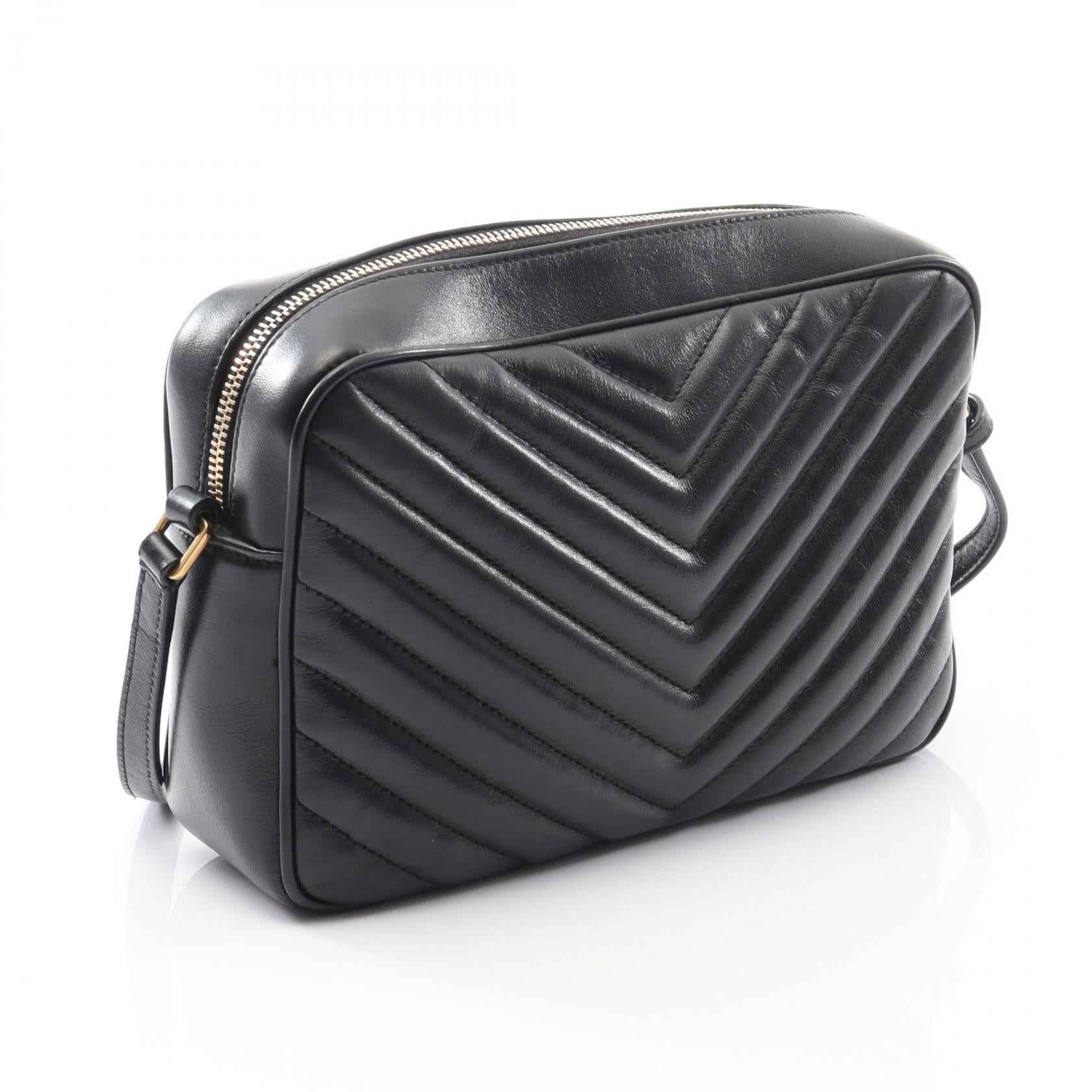 サンローラン パリ LOU モノグラム レザー ショルダーバッグ