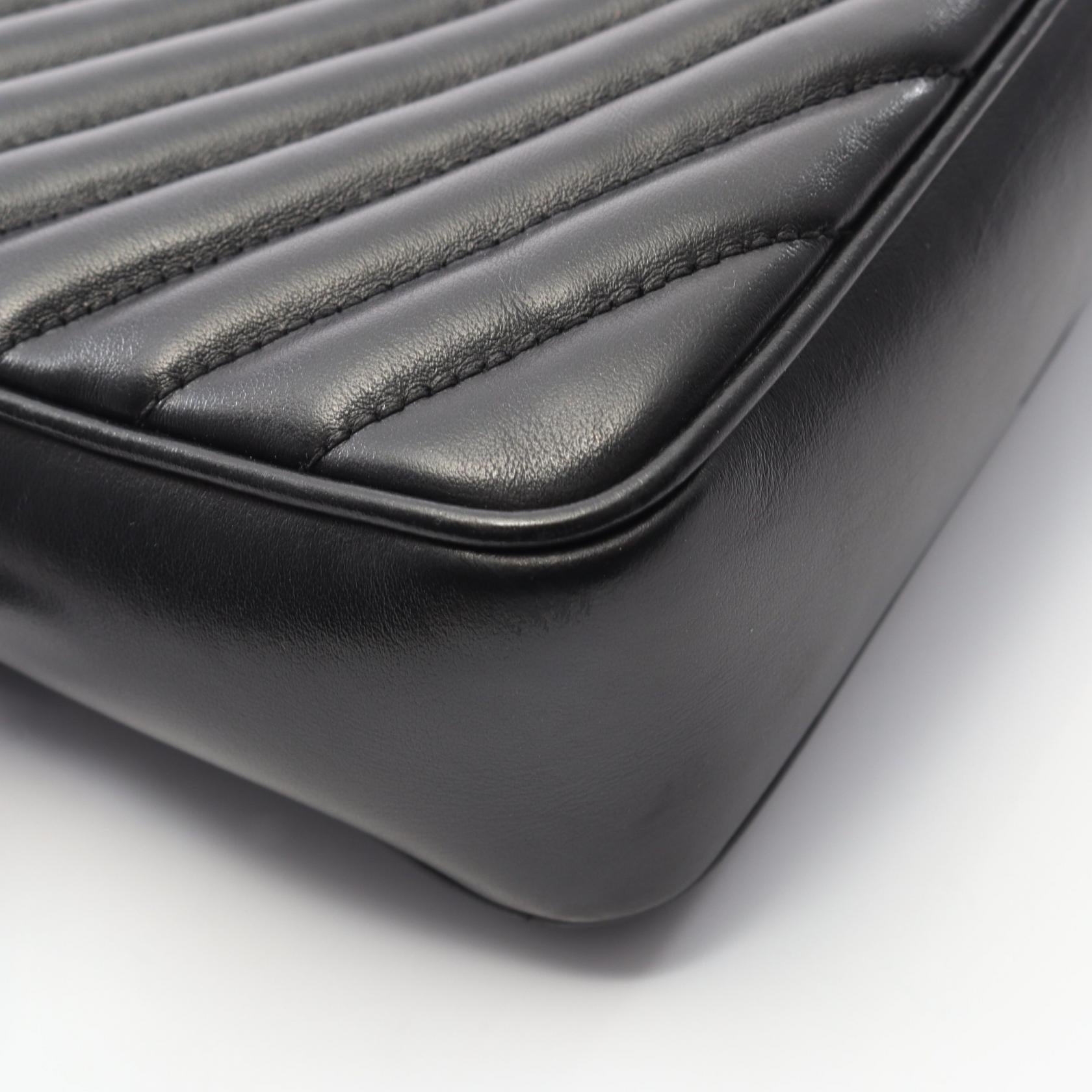 サンローラン パリ LOU モノグラム レザー ショルダーバッグ