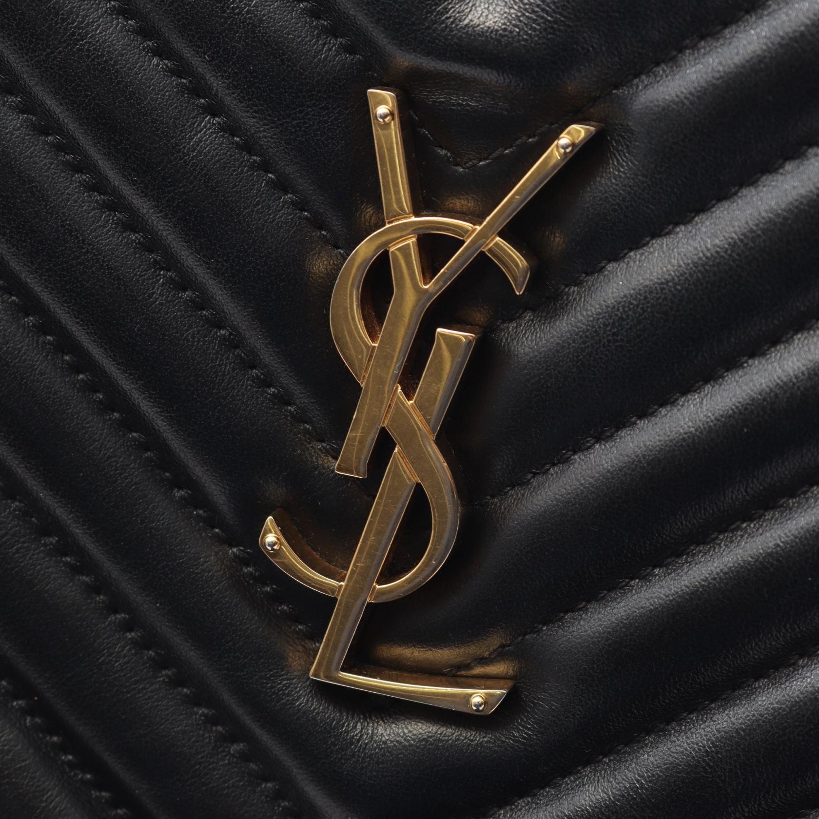 サンローラン パリ LOU モノグラム レザー ショルダーバッグ