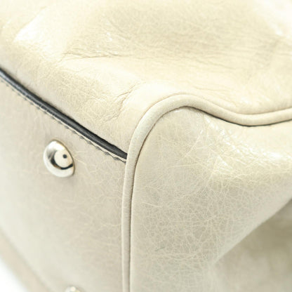 ミュウ ミュウ VITELLO LUX レザー ハンドバッグ