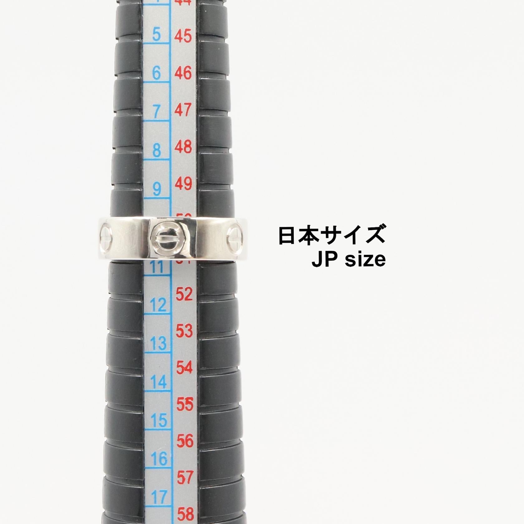 カルティエ ラブ Au750 リング 10号
