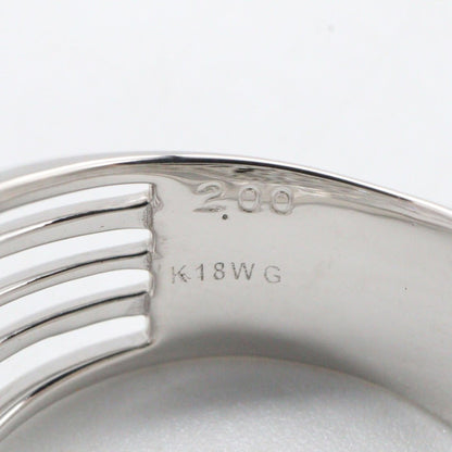 K18WG ダイヤモンドリング