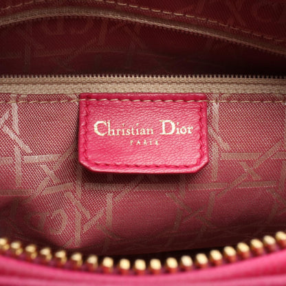 ディオール LADY DIOR ファブリック ハンドバッグ
