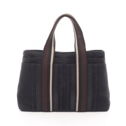 エルメス トロカホリゾンタルPM キャンバス レザー トートバッグ