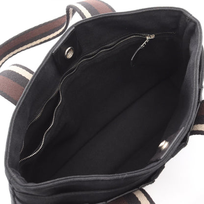 エルメス トロカホリゾンタルPM キャンバス レザー トートバッグ