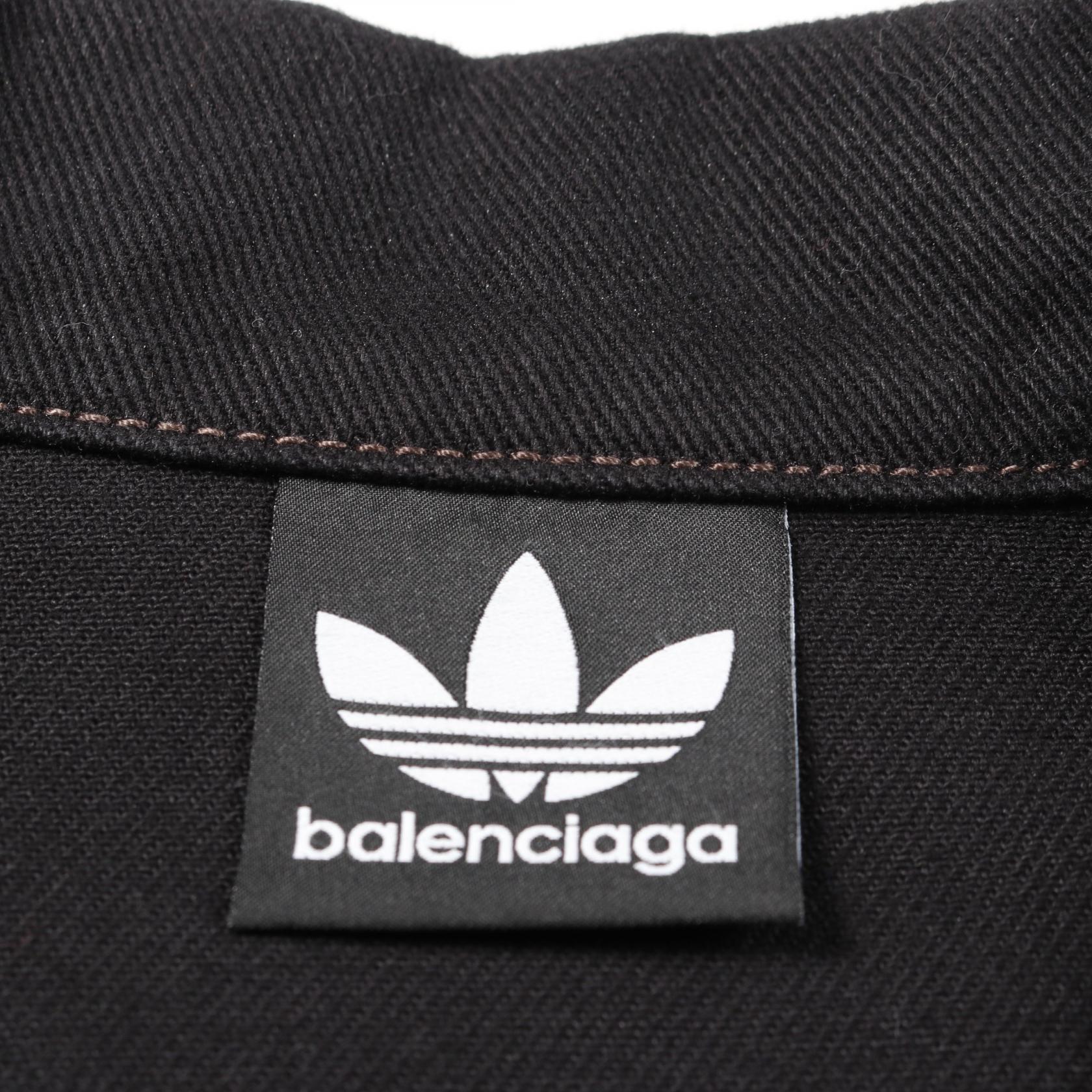 バレンシアガ×adidas コットンデニムジャケット