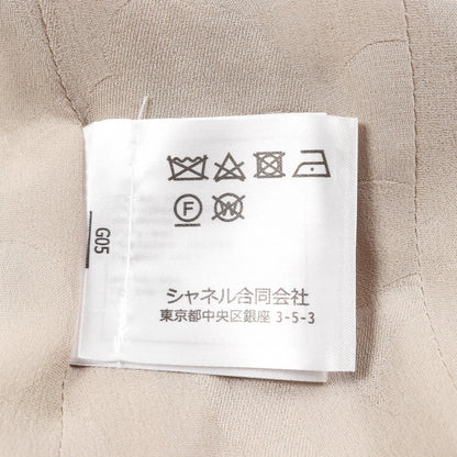 シャネル ツイードノーカラージャケット