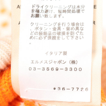 エルメス Brides de Gala カシミヤコットンカーディガン